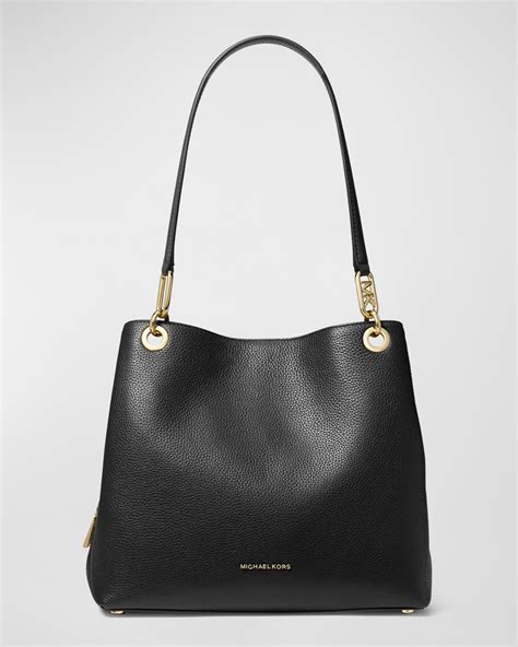 michael kors leather tote.